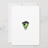 Pirate Baby shower Kaart (Achterkant)