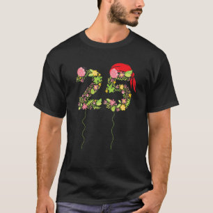 Pirate Bandana 25 jaar oude grafische 25e verjaard T-shirt