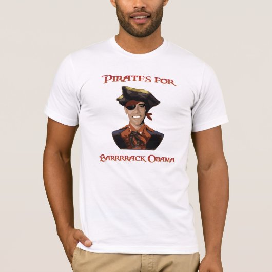 Pirate Barack T-shirt (Voorkant)