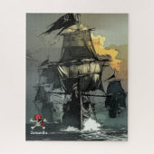 Pirate Bataille Bataille Puzzle (Vertical)