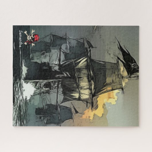Pirate Bataille Bataille Puzzle (Horizontal)