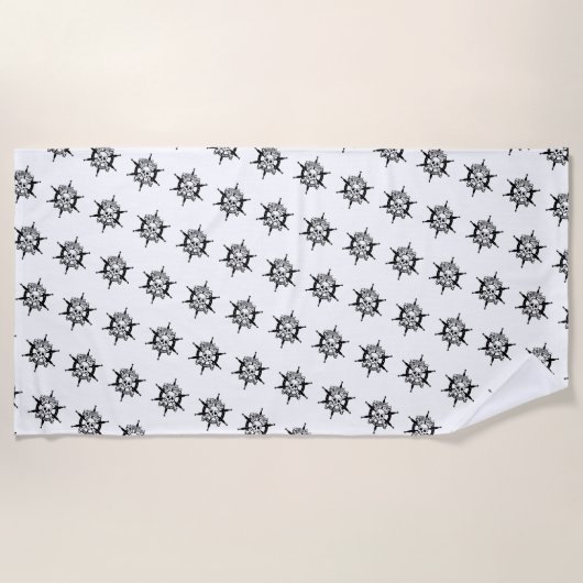 Pirate Beach Handdoek (Voorkant)