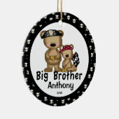 Pirate Big Brother kerstversiering Keramisch Ornament (Rechts)