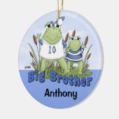 Pirate Big Brother kerstversiering Keramisch Ornament (Links)