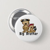 Pirate Big Brother Ronde Button 5,7 Cm (Voorkant /achterkant)