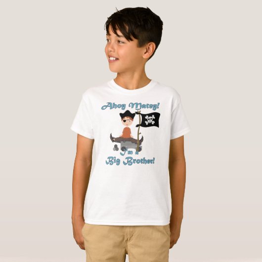 Pirate Big Brother T-shirt (Voorkant volledig)
