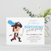 Pirate Birthday Adventure Aankondiging (Staand voorkant)