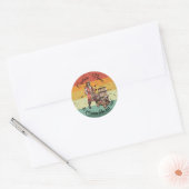 Pirate Birthday Adventure Ronde Sticker (Envelop)