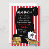 Pirate Birthday Invitations Kaart (Voorkant / Achterkant)