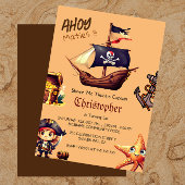 Pirate Birthday Invitations Kaart