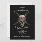 Pirate Birthday Kaart (Voorkant)