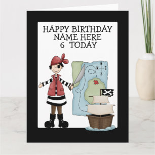Pirate Birthday Kaart