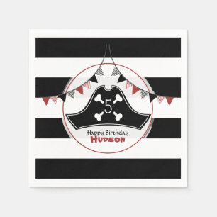 Pirate Birthday Napkins Servetten