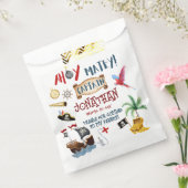 Pirate Birthday party bedankt Bedankzakje (Gezegeld)