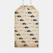 Pirate Birthday Party Dank je Label Cadeaulabel (Achterkant)