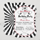 Pirate Birthday Party Invitation Kaart (Voorkant / Achterkant)
