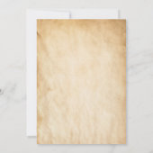 Pirate Birthday Party Kaart (Achterkant)