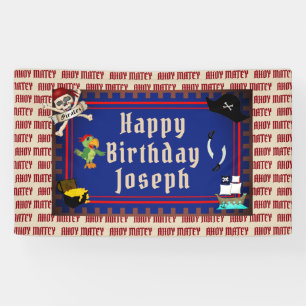 Pirate Birthday Spandoek