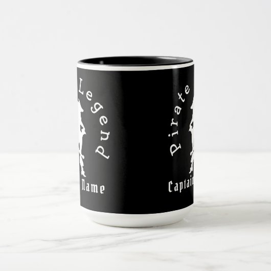 Pirate black mug (Centre)