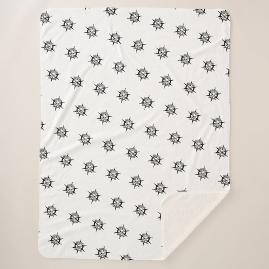 Pirate Blanket Sherpa Deken (Voorkant)