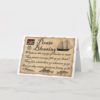 Pirate Blessing Verjaardag Kaart