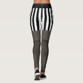 Pirate Boot Funny Halloween Costume Leggings (Dos)
