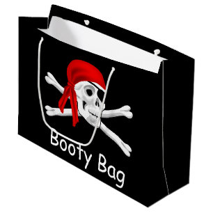 Pirate Booty Bag Lg Gift Bag Groot Cadeauzakje