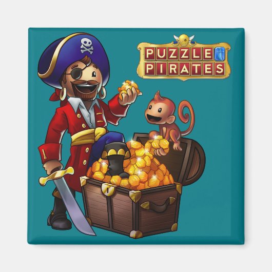 Pirate Booty Magnet Magneet (Voorkant)