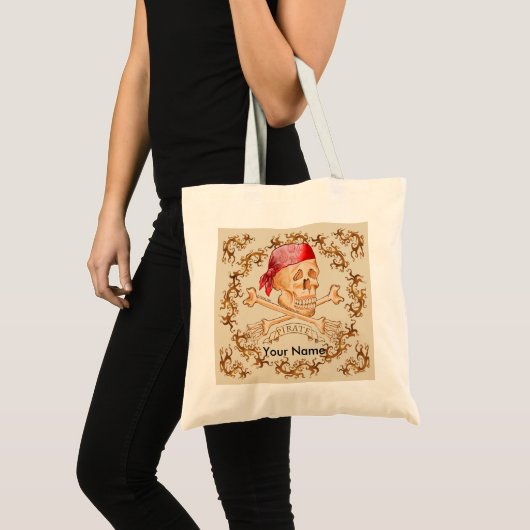 Pirate Botten Canvas tas (Voorkant (product))