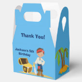 Pirate Boy Beach Summer Kinderen Pool Birthday Par Bedankdoosjes (Geopend)