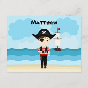 Pirate Boy Briefkaart