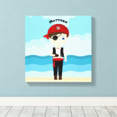 Pirate Boy Canvas Afdruk (Insitu (Houten vloer))