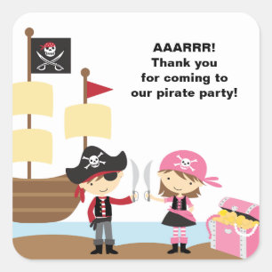 Pirate Boy et Stickers Pirate Rose