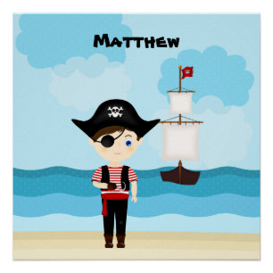 Pirate Boy Perfect Poster