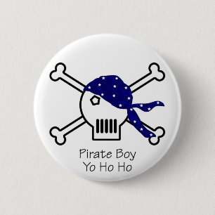 Pirate Boy Ronde Button 5,7 Cm