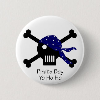 Pirate Boy Ronde Button 5,7 Cm