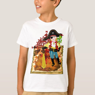 Pirate boy, schat, T-shirt