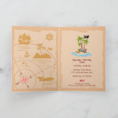 Pirate Boy Schatkaart Leuk Verjaardagsfeest (Binnen)