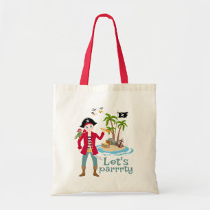 Pirate Boy Schatkaart Leuk Verjaardagsfeest Tote Bag