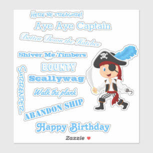 Pirate Boy Sticker