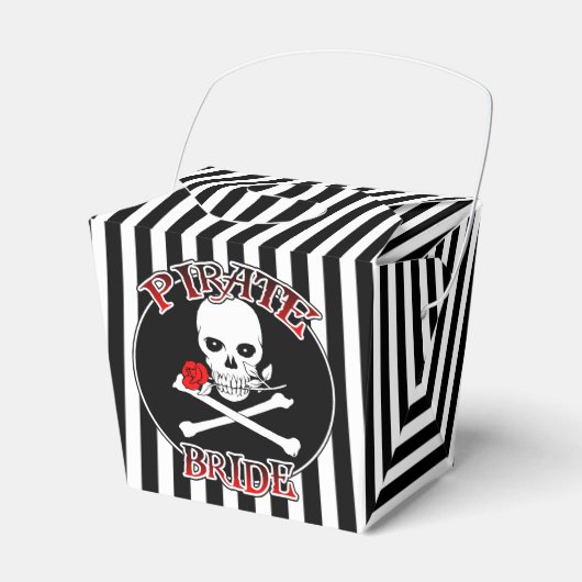 Pirate Bride Gift Box Bedankdoosjes (Voorkant Zijde)
