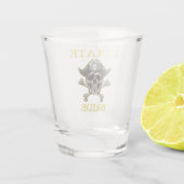 Pirate BRIDE Gold Shot Glas (Achterkant)