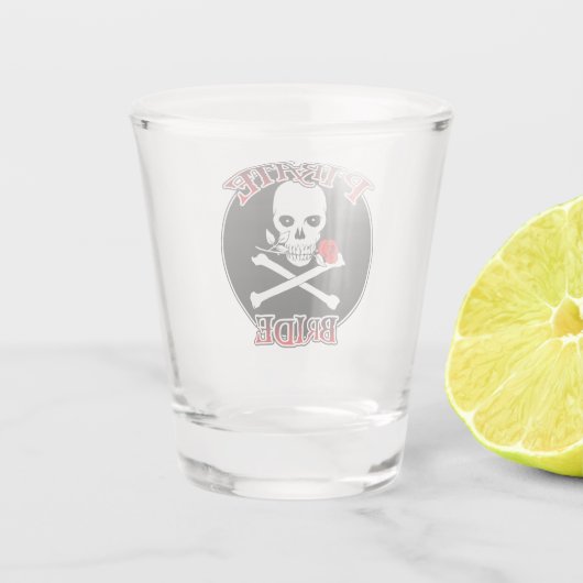 Pirate Bride Shot Glas (Achterkant)