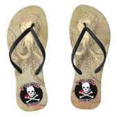 Pirate Bride Teenslippers (Voetbed)