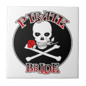Pirate Bride Tegeltje (Voorkant)