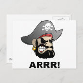 Pirate Briefkaart (Voorkant / Achterkant)