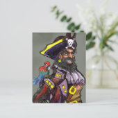 Pirate Briefkaart (Staand voorkant)