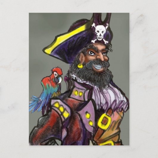 Pirate Briefkaart (Voorkant)