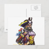 Pirate Briefkaart (Voorkant / Achterkant)