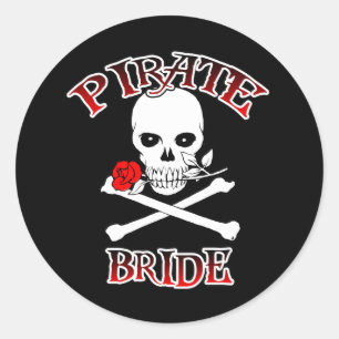 Pirate bruid Sticker
